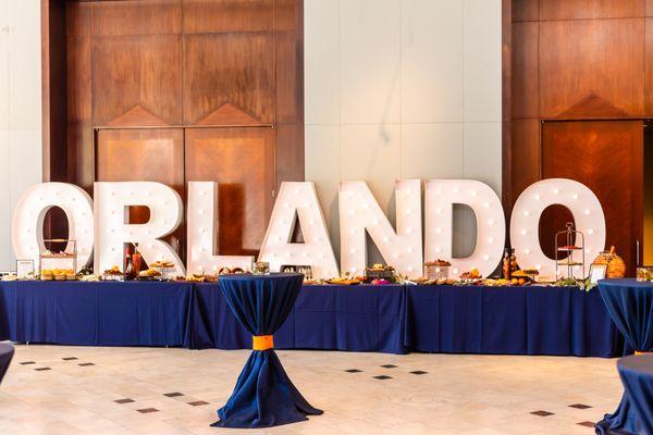 4 ft tall Marquee Letters ORLANDO