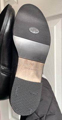 Outsole and heels repaired -- perfectly fresh quality!