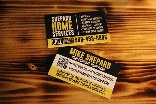 Business Cards - Shepard Home Services