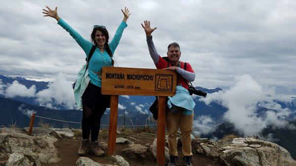 We made it to the top of Montaña Macchu Pichu at 10,000 feet!