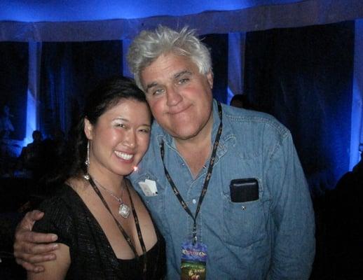 Very lucky to see Jay Leno at the reception. He is SUPER SUPER friendly!!