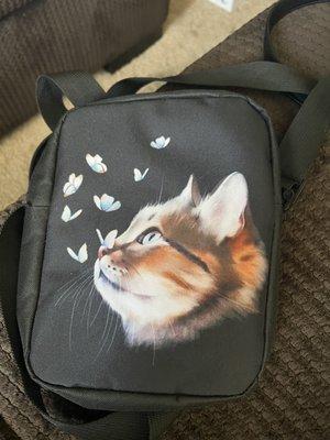 Cute cat purse I saw here