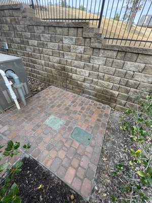 Paver patio