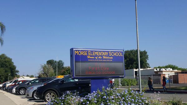 Morse Elementary School, first day of summer school - djb