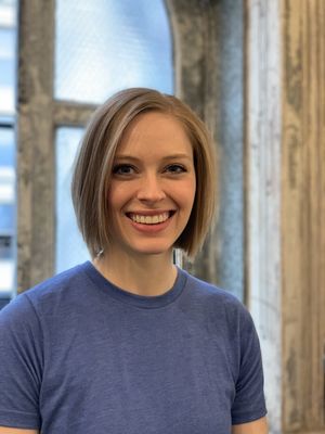 Textured bob after hair donation.