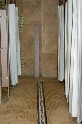 Silver lake athletic club, shower drains, plumbing