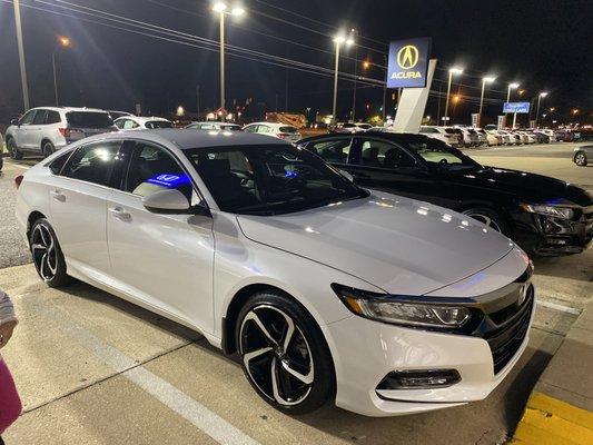 2020 Honda Accord. Very pleased customers...