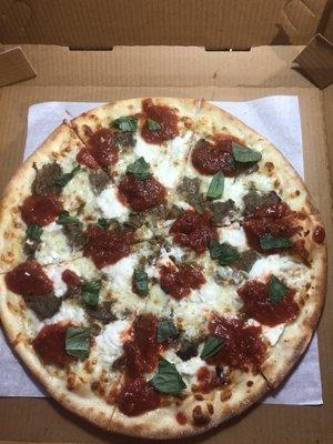 Meatball Marinara Pizza