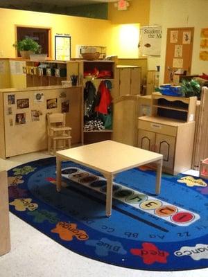 Dramatic child play area at Frederick-Brightside Academy