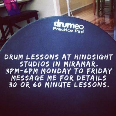 Starting back with a new location for drum lessons online and one on one.