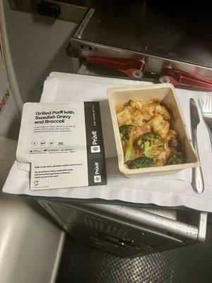 Dinner at 33,000 feet! Container bakes in the oven or air fryer!