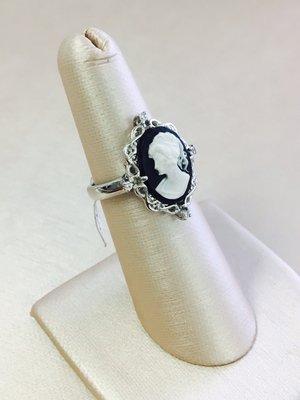 Cameo Silver Ring