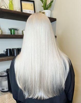 ICY White Platinum Blonde