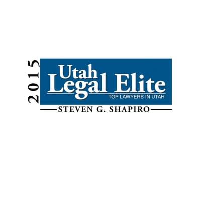 Named to Legal Elite for 2015 by Utah Business Magazine- March, 2015