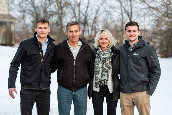 The team at Advantage Home Buyers - Andy, Matt, Julie, and Chris.