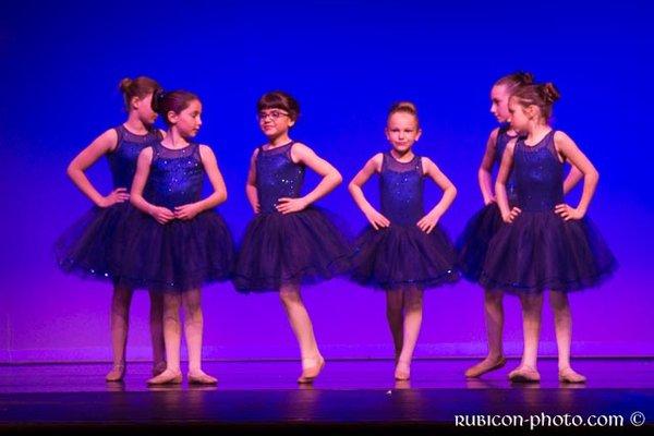 Young Ballerinas in Recital