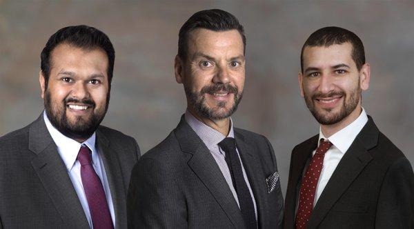 Dr. Manthan Shah, Dr. Jeffrey Parnell, Dr. Omar Hassan