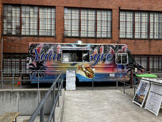 If you see this truck, you found Yummy Gyro!