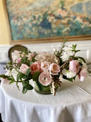 Bridal Centerpiece or easily could be a designer's choice arrangement for Mother's Day!