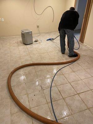 Tile cleaning