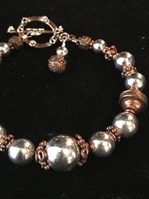 Copper and Silver crafted by Sharon Bath.