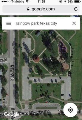 Google map view of the area