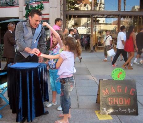 Street magic for festivals, fairs, and more.