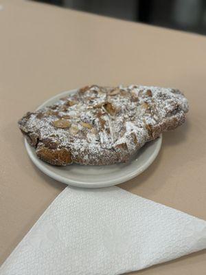 Almond croissant from le petit bakery