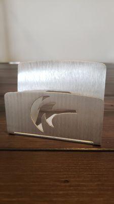 Custom business card holder