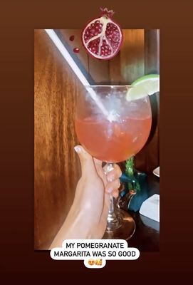 Pomegranate margarita