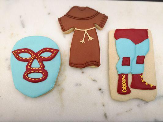 Nacho libre inspired cookies