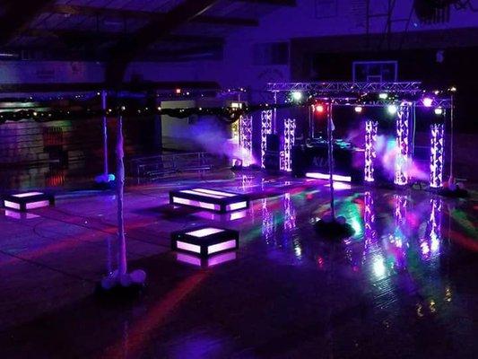 School Dance Setup