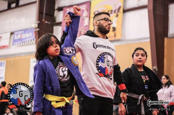 Kids Competition Team - Max Webb - 2nd Place Texas Grappling Challenge