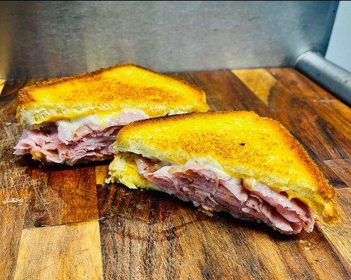 Grilled ham and cheese