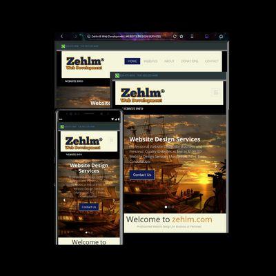 Responsive web design by Zehlm® Web Development