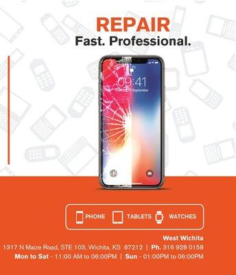 Get your iPhone Repaired. Fast and affordable