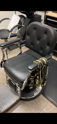 My suit barber chair