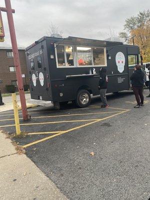 View of the truck from the rear