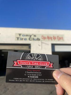 The Truth is Tony's Tire Club