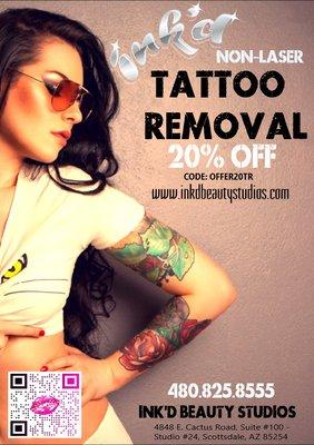 Tattoo Removal - CODE: OFFER20TR