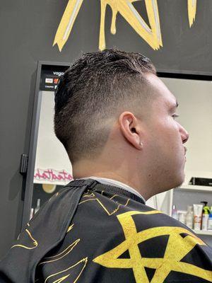 Low fade x Top Trim w Shears