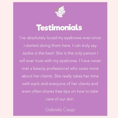 Read what are beautiful clients are saying about us.