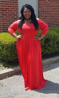 Red Maxi Dress