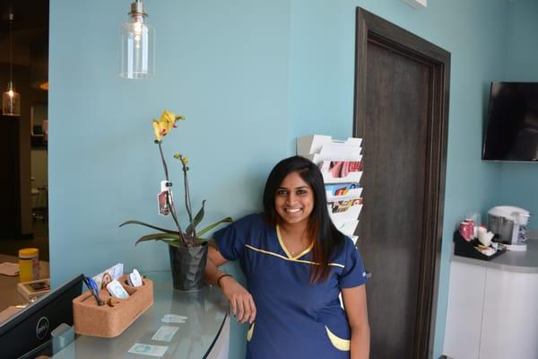 Our great staff Sravani!