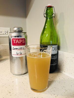 Jellyfish IPA, house vinegar