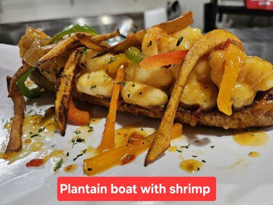 Stuffed Plantain with Shrimp