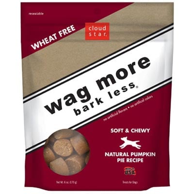 Take a load off your paws and appreciate the finer things in life like these Wag More Bark Less Pumpkin Pie Chewy!