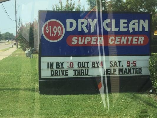 It's NOT $1.99 cleaners... I paid $3.53 an item!