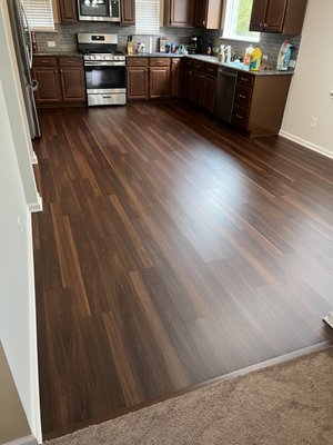 Engineered Hardwood Floor Clean and Buff