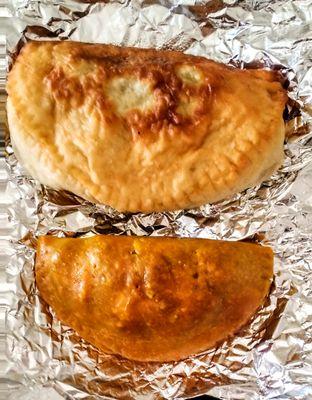 Caribbean hand pies: one meat and one split pea: both delish!